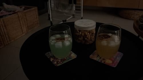 Customer photo review of מארז קוקטיילים פירותי עם כוסות