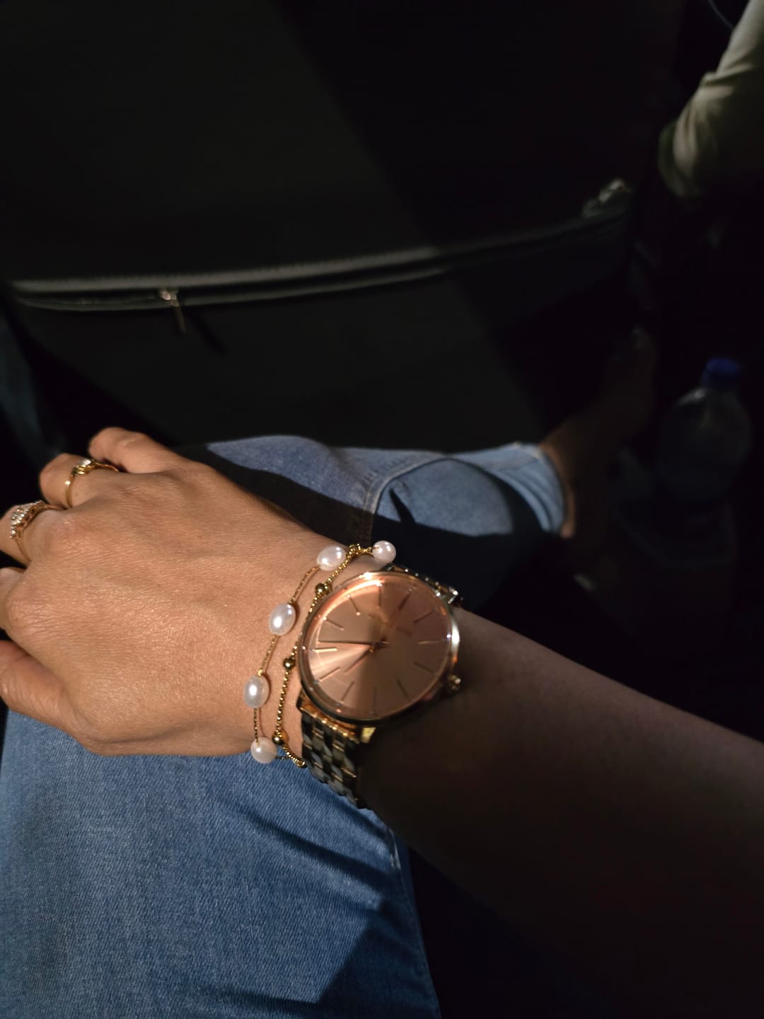 Customer photo review of Pearl Link Fusion Bracelet