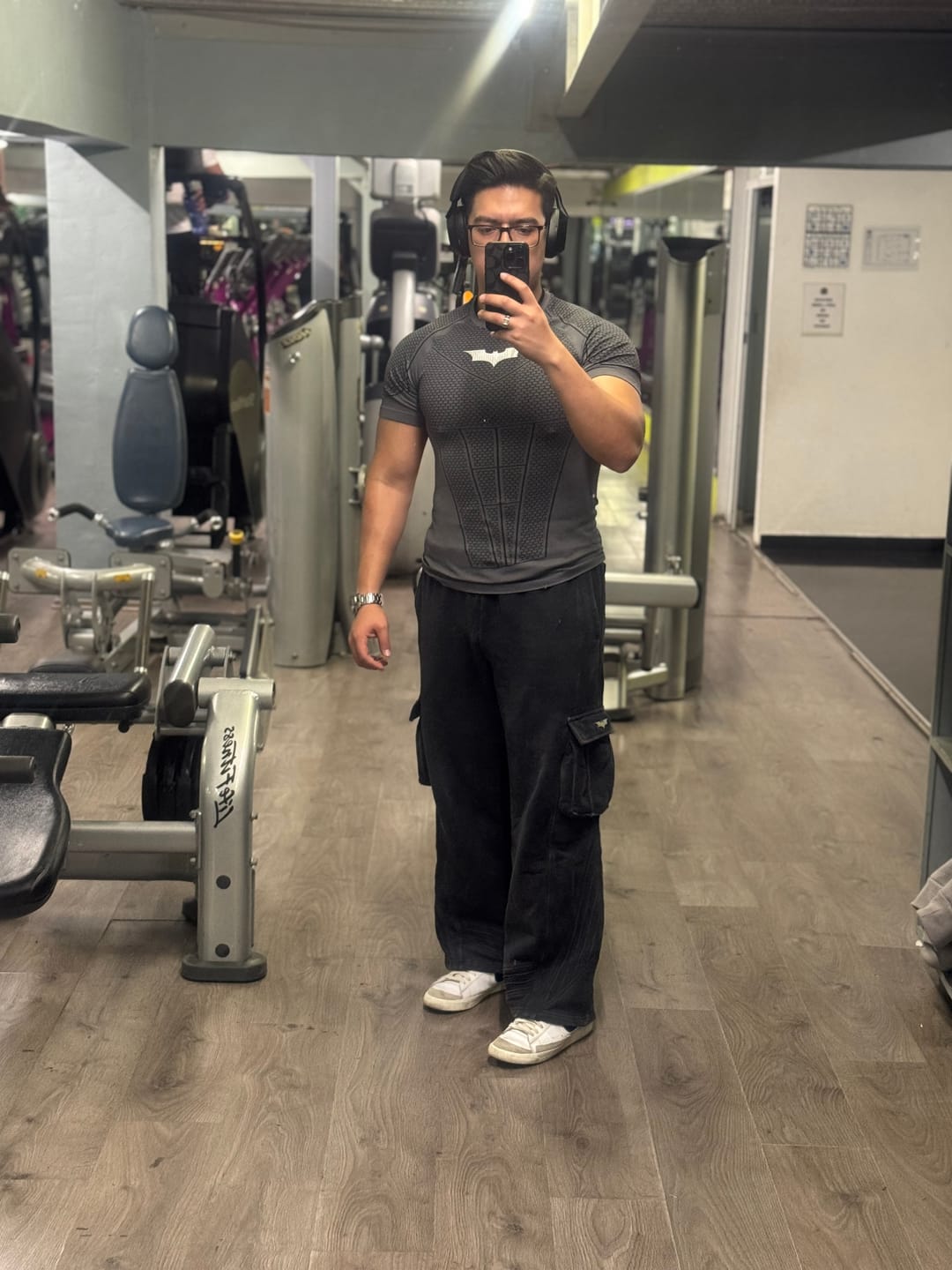 Customer photo review of 2131 - Batman Armored Sweats