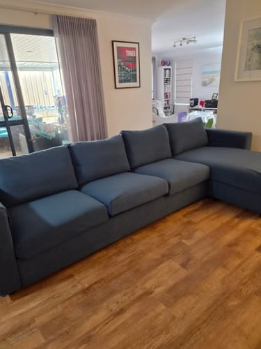 Customer photo review of Vimle 4 Seat Sofa with Chaise Cover