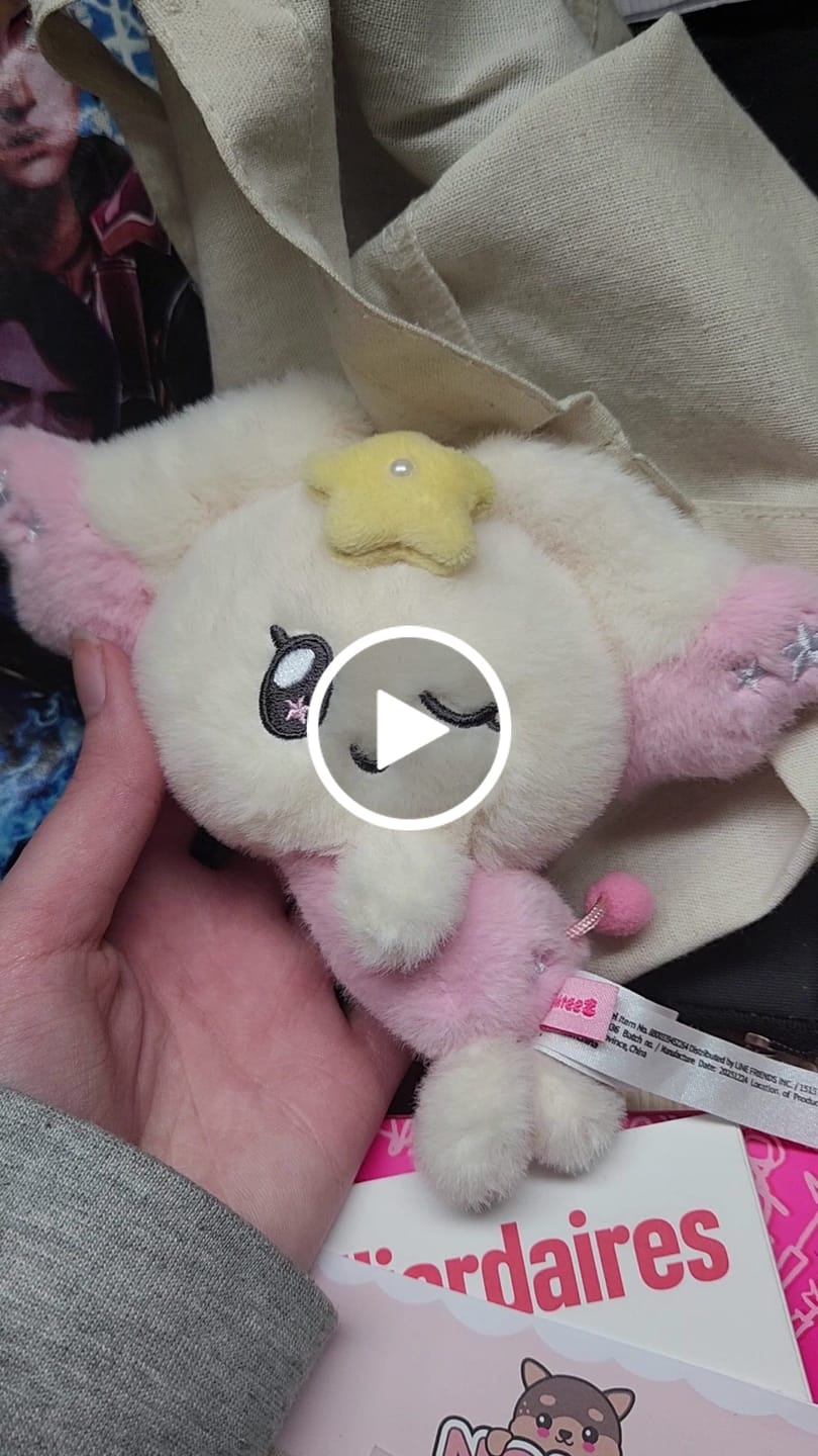 Customer video review of ATEEZ - MIGHTEEZ WONDER FAIRY PLUSH KEYRING