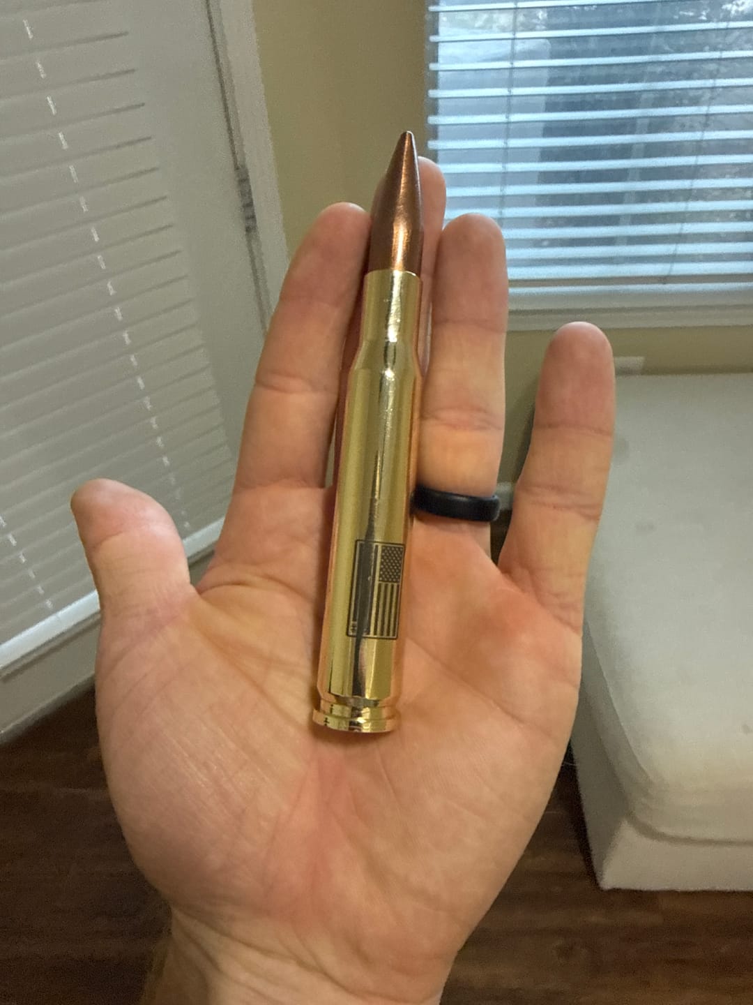Customer photo review of .50 Cal Bullet Bottle Opener