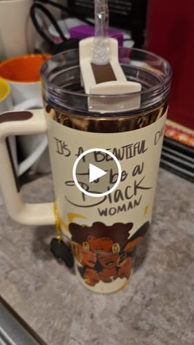 Customer video review of Limited Edition "Crème Brûlée" Insulated Tumbler – Pinklomein x Cecilia's House Collab