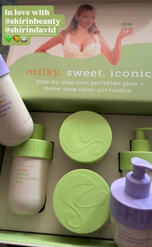Customer photo review of Glow Girl Butter Set Milky Mango Matcha Latte Kiss