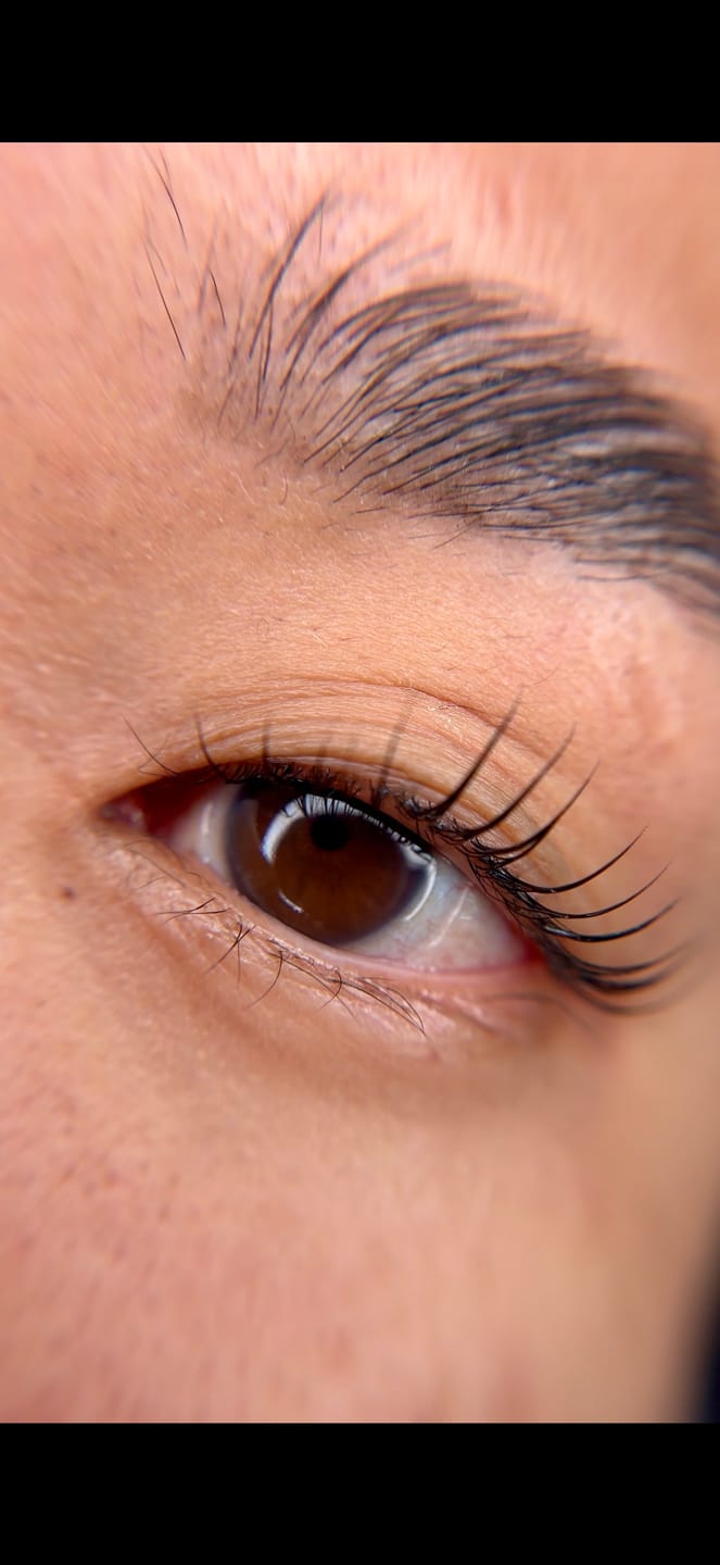 Customer photo review of L Curl Lash Lift Rods