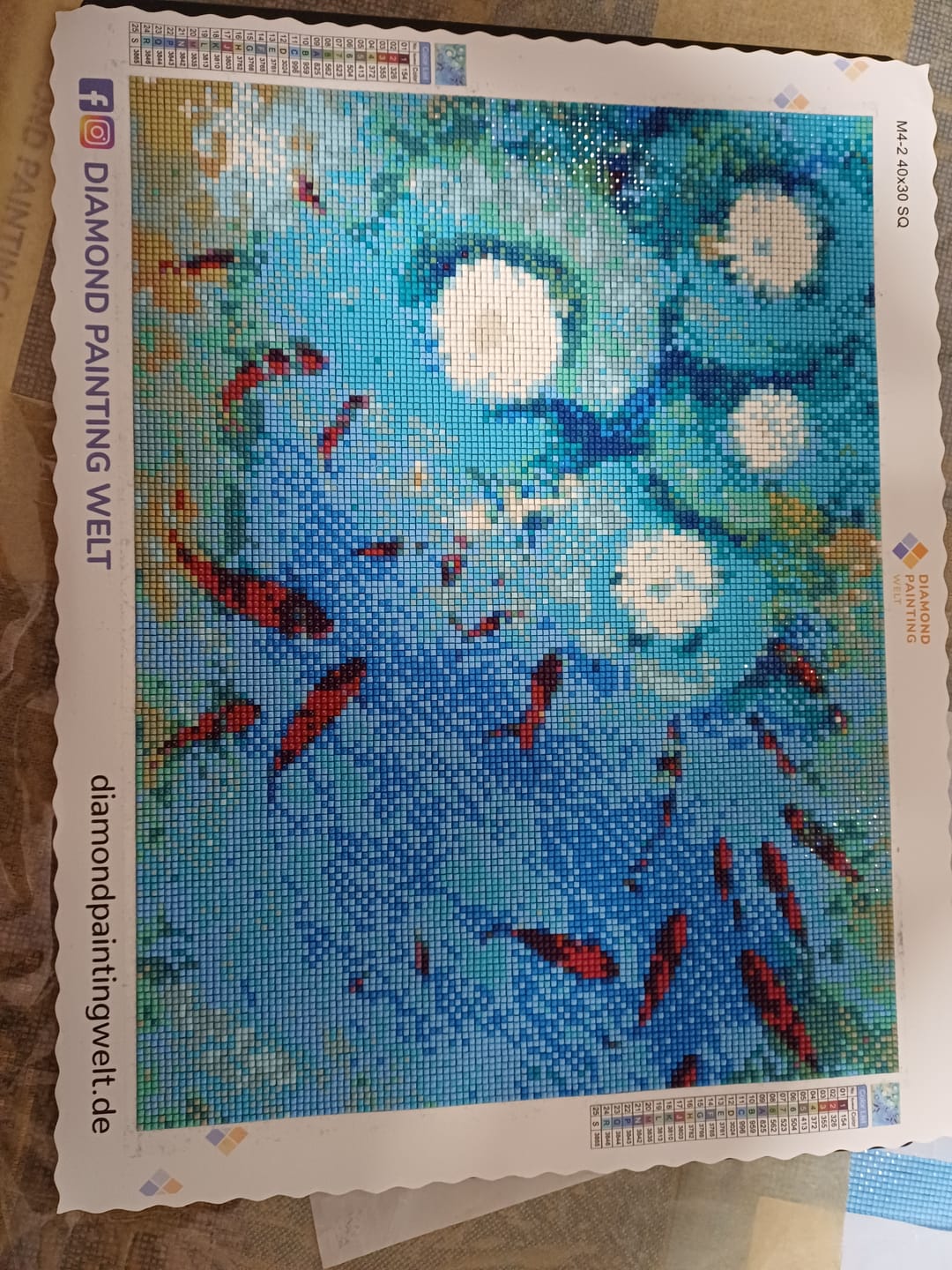 Customer photo review of Überraschungsbild - Diamond Painting