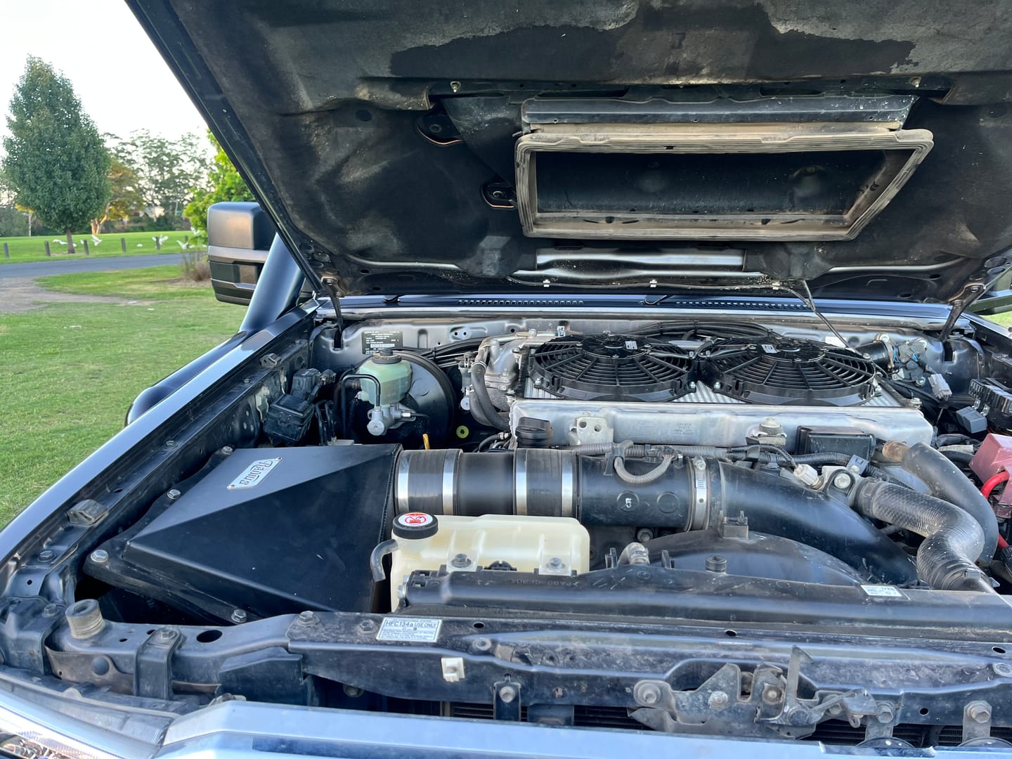 Customer photo review of Custom Air Box to suit Toyota 79 Series Landcruiser VDJ