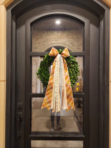 Customer photo review of Luxe Collection-Easter Grace Wreath Ribbon