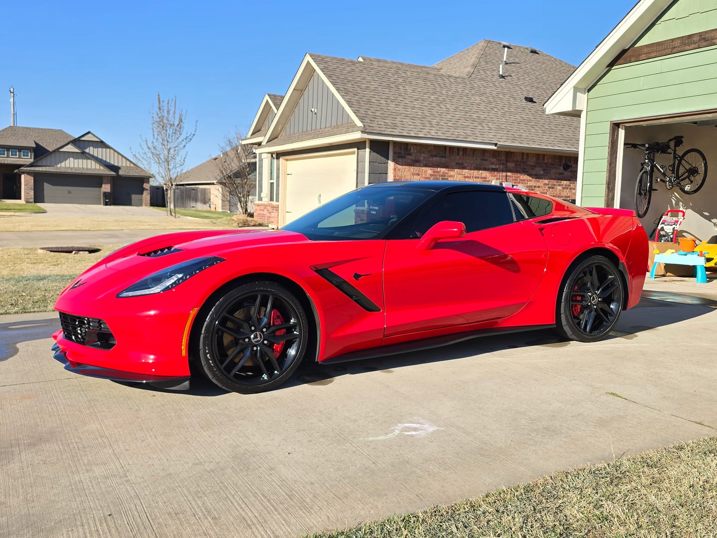 Customer photo review of Corvette C7 Stingray EOS Preformance Package Front Splitter