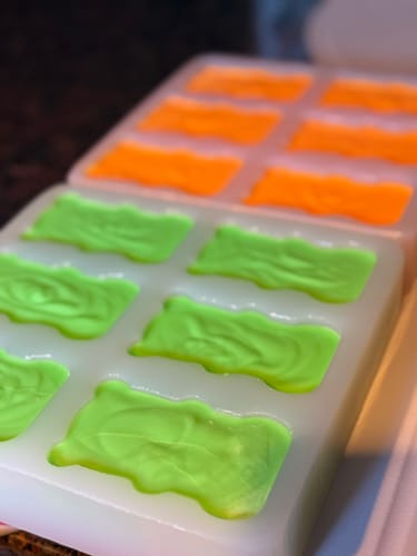 Customer photo review of 6 Cavity Gummy Bear Mold - Epoxy Resin Or Soap