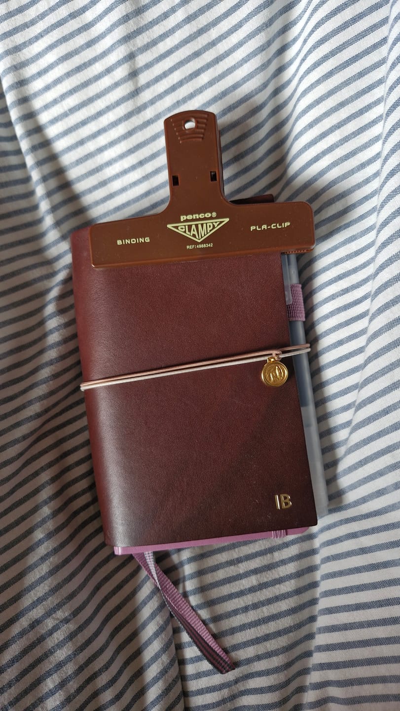 Customer photo review of Papierklem Penco PlaClip - Bruin