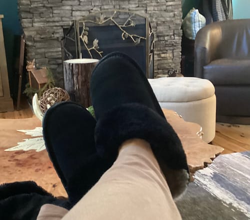 Customer photo review of Women's Sheepskin Scuff