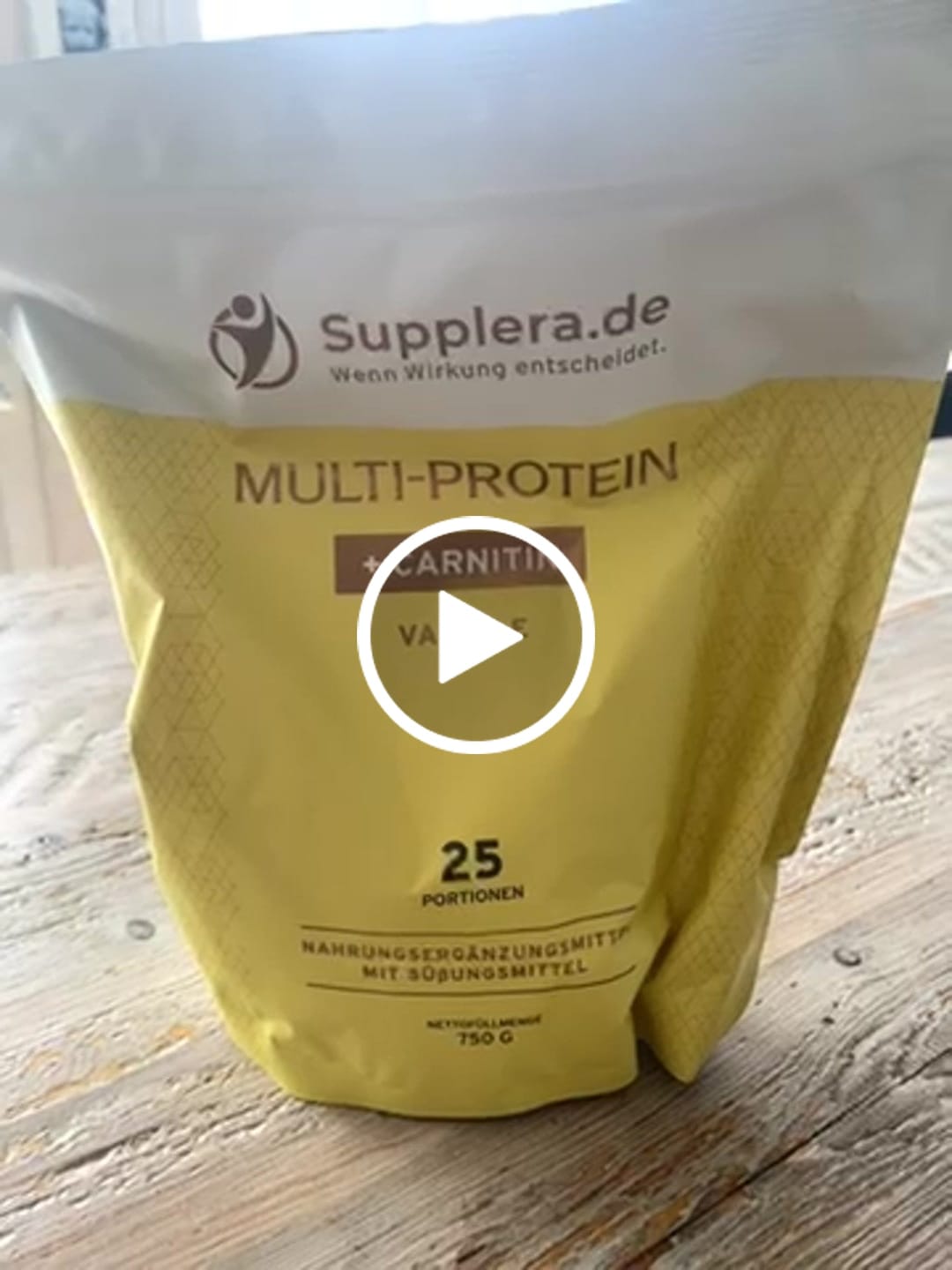 Customer video review of Multi Protein m. Erdbeere-Geschmack 750g Beutel