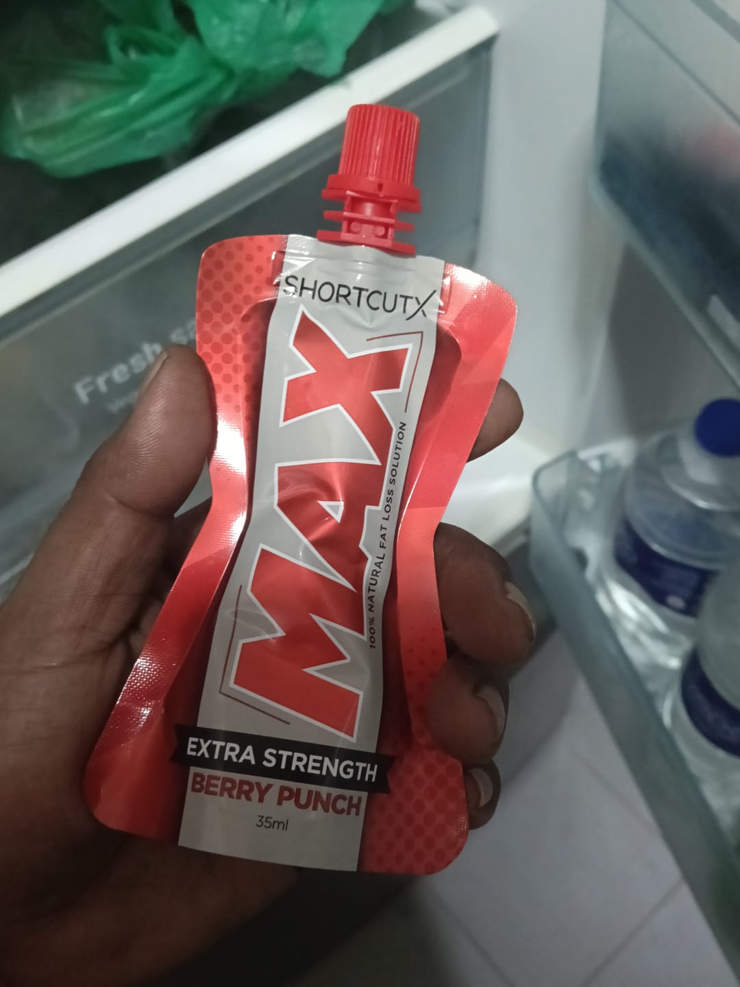 Customer photo review of Shortcutx Max Fat Burner Berry Punch