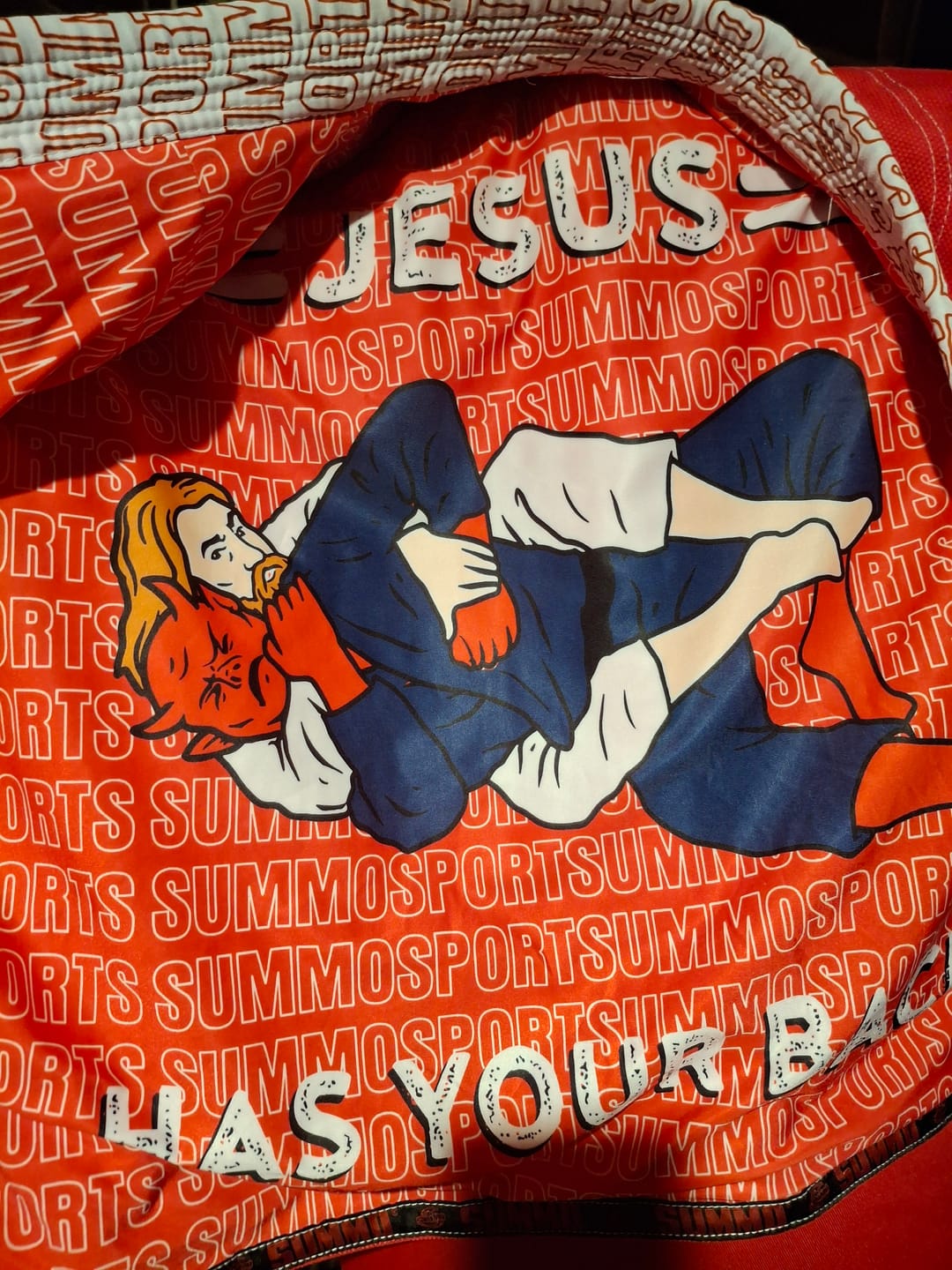 Customer photo review of Jesus Sublimation Brazilian Jiu Jitsu GI (BJJ GI)
