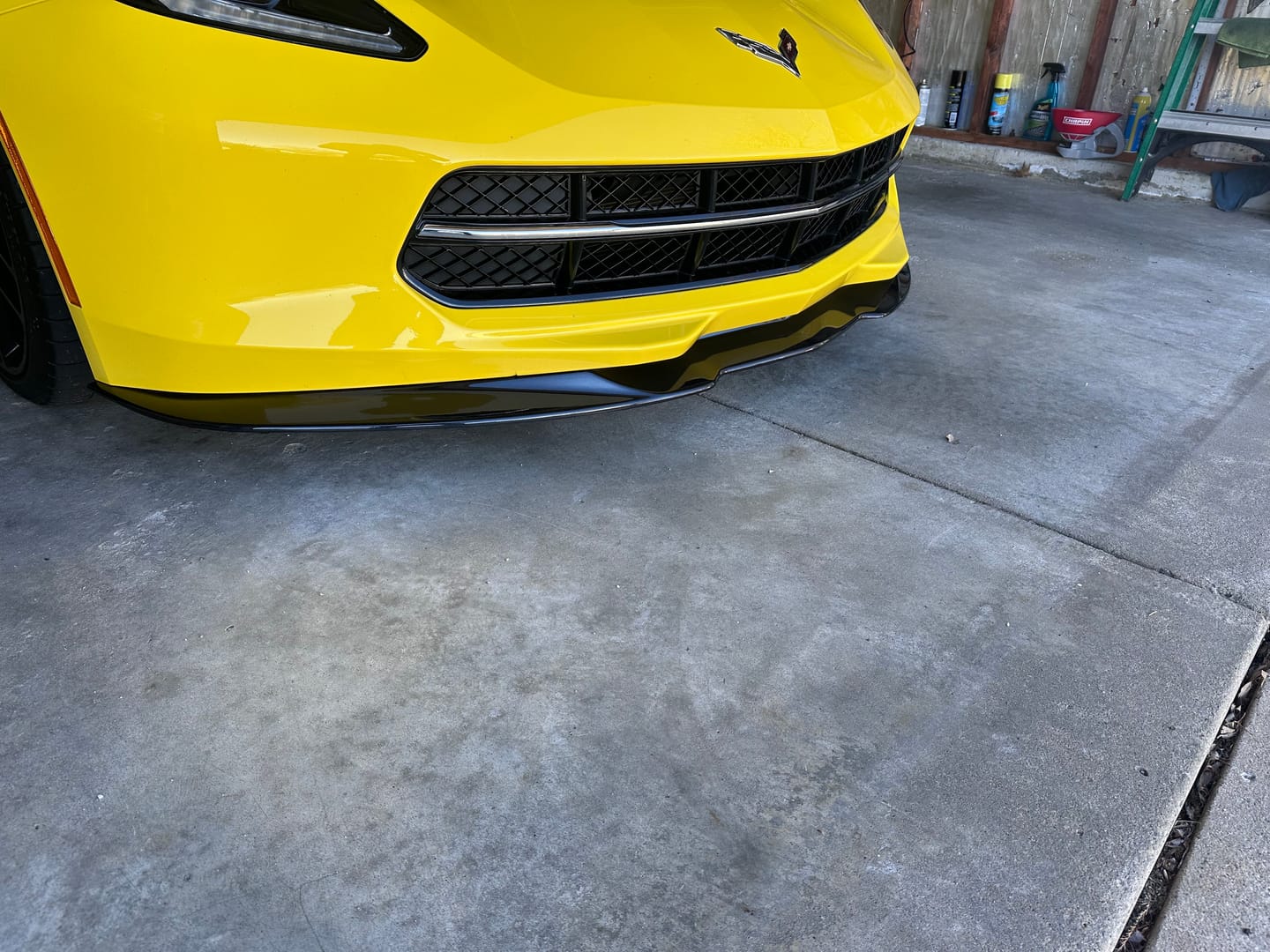 Customer photo review of Corvette C7 Stingray EOS Preformance Package Front Splitter