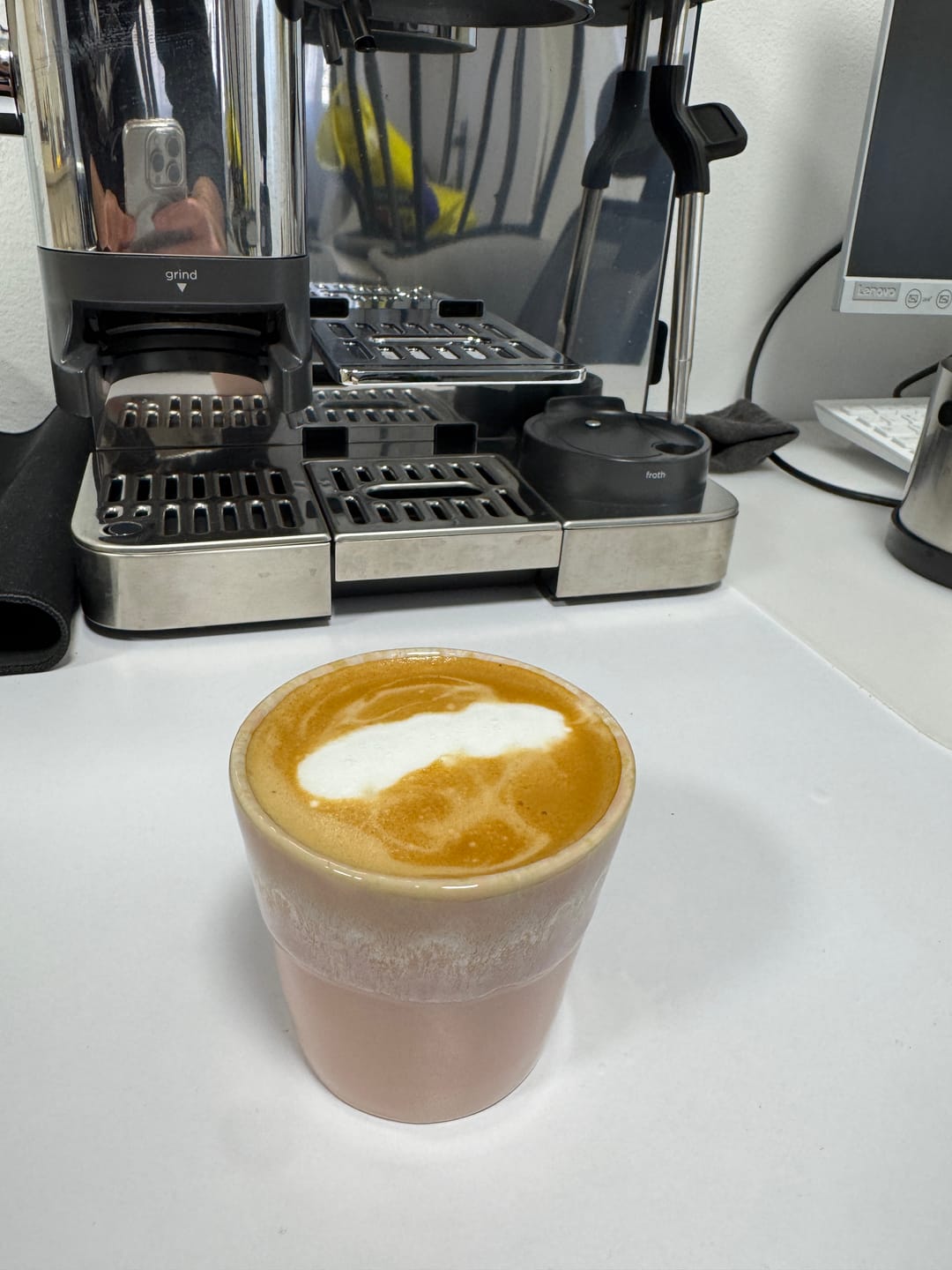 Customer photo review of כוס קפוצ'ינו - סדרת ים