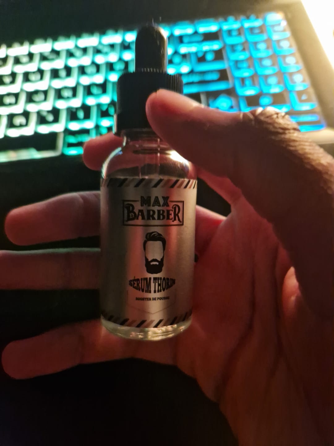 Customer photo review of Sérum Thorin | Huile de croissance de Barbe