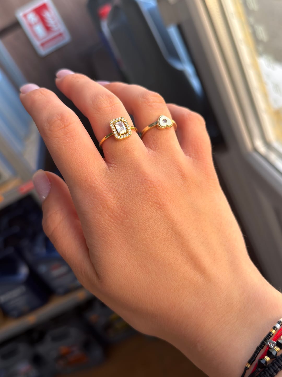 Customer photo review of Inel Elegance - Auriu