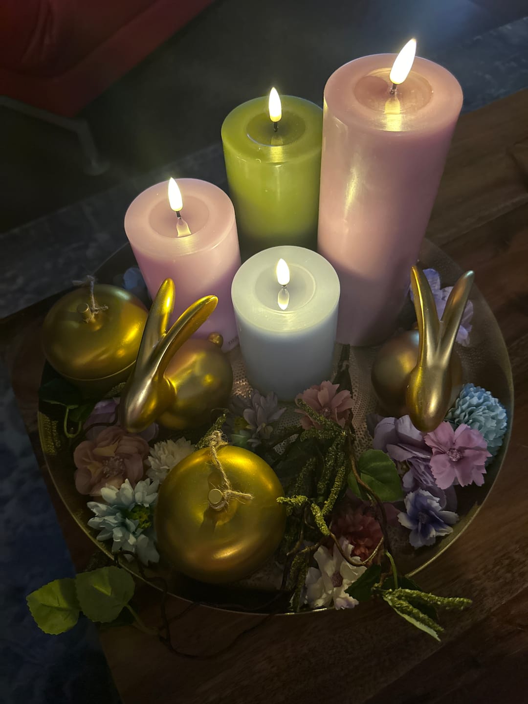 Customer photo review of LED Bloklys Ø 7,5 x 20 cm Lyslilla