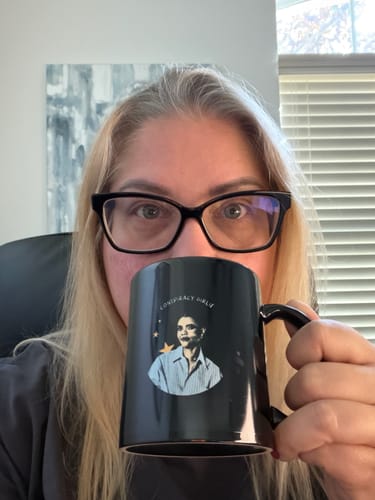 Customer photo review of Conspiracy Girlie Mug