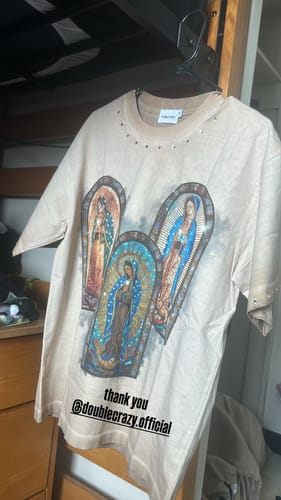 Customer photo review of Madonna’s Revelation Windows T-shirt-170