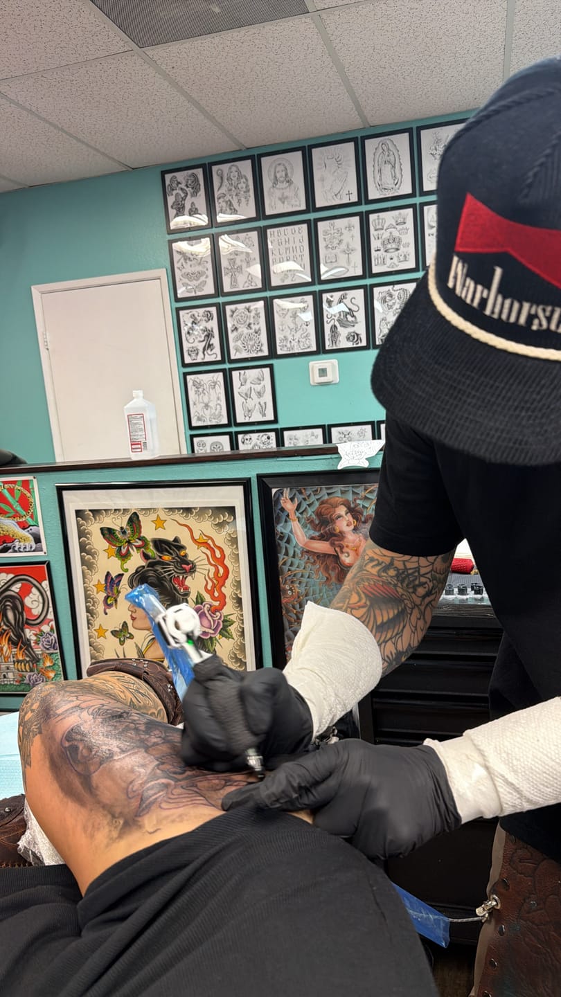 Customer photo review of Signature Tattoo Numbing Cream 3 TUBE