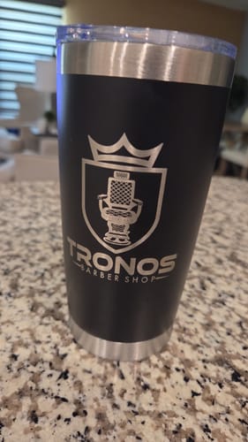 Customer photo review of (6 Pieces) Laser Engraved Tumbler | 20 oz