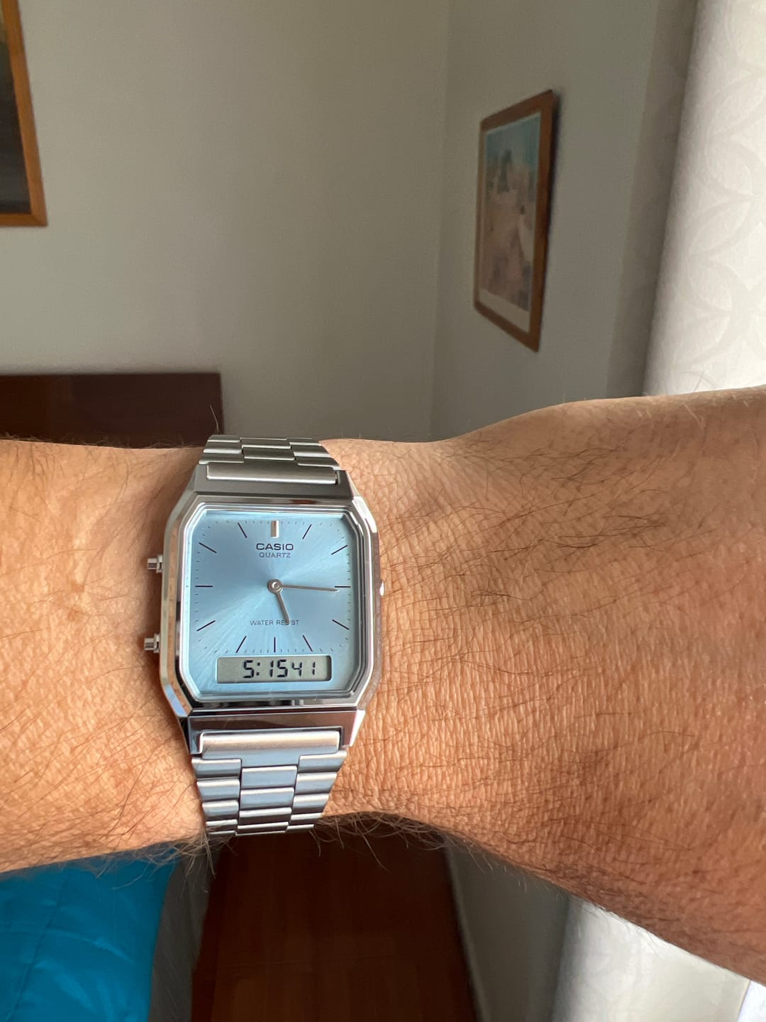 Customer photo review of Reloj Casio Vintage AQ-230A-2A1MQY Analogo Digital Ice Blue