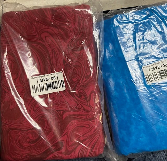Customer photo review of Mystery 3-yard 108" Fabric Bundle