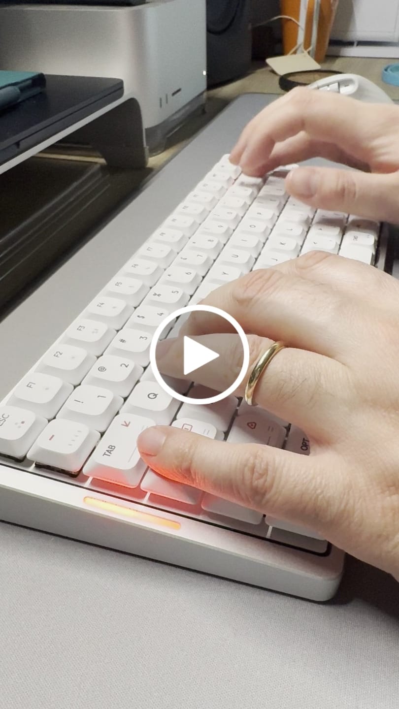 Customer video review of IQUNIX MQ80 Aluminum Low Profile Mechanical Keyboard