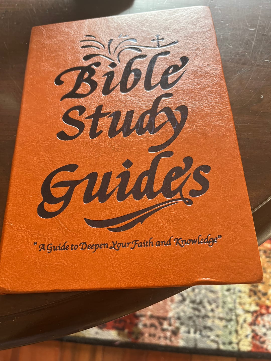 Customer photo review of Christianartworkshop 66-Page Bible Study Guide Journal for Daily Devotions and Group Study