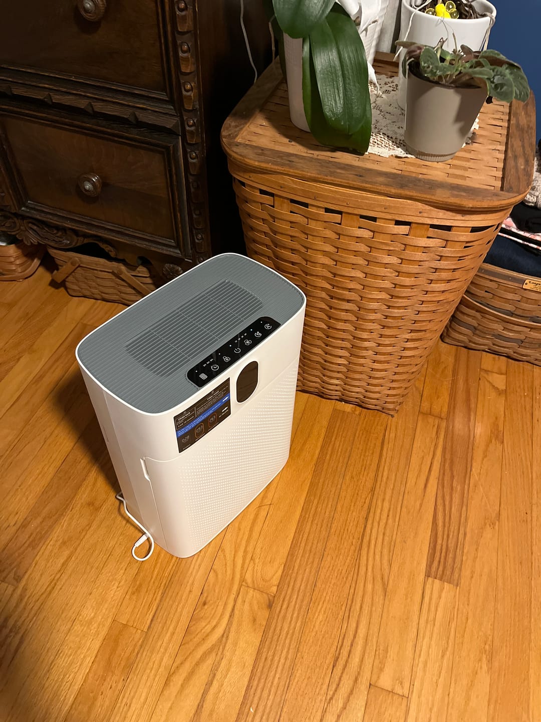 Customer photo review of Smart Air Purifier V1 Pro – Powerful HEPA Filtration with PM2.5 Sensor, App & Voice Control for Clean Indoor Air