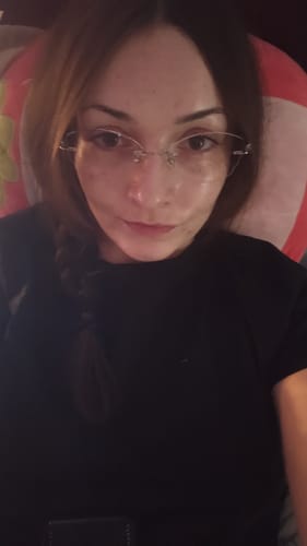 Customer photo review of Lois Eyeglasses