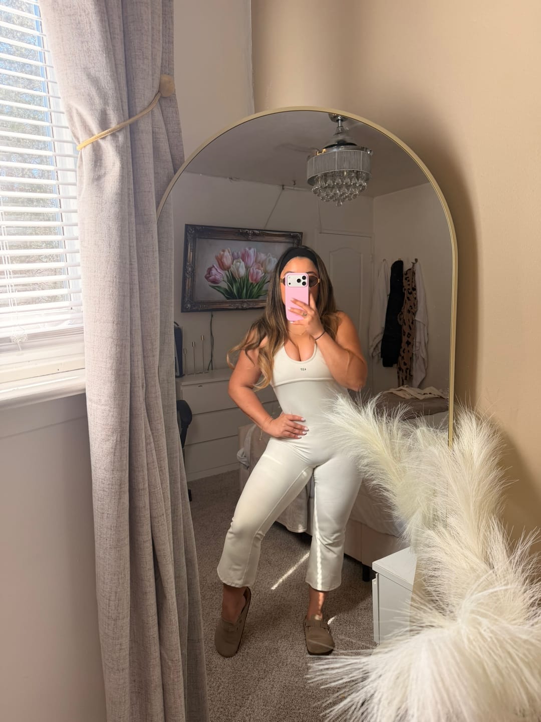 Customer photo review of The Halter Onesie / Cream