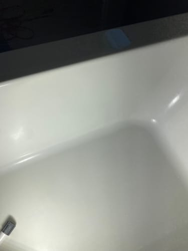 Customer photo review of Large Wall Damage - Tub and Shower Repair Kit