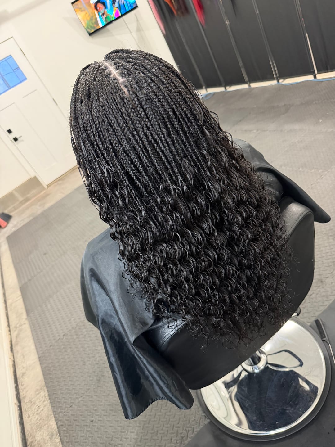 Customer photo review of Wholesale - Double Drawn Burmese Hair Bulk Braiding Hair (Price for 1 Bundle)