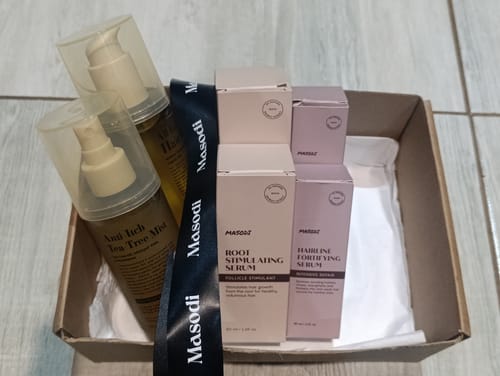 Customer photo review of Scalp Serum Set - Minoxidil