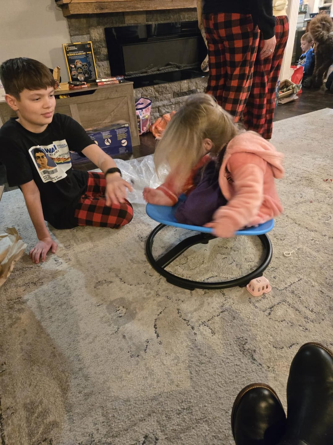 Customer photo review of Orbito™ Sensory Spinning Chair