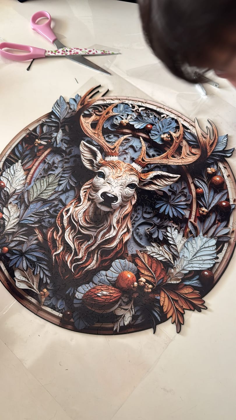 Customer photo review of Geyik V2 - Ahşap Puzzle