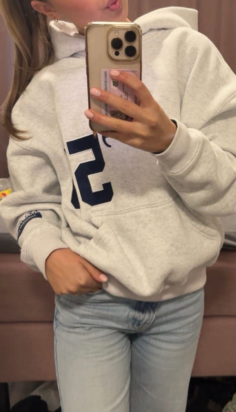 Customer photo review of GATED COMMUNITY HOODIE SAGE