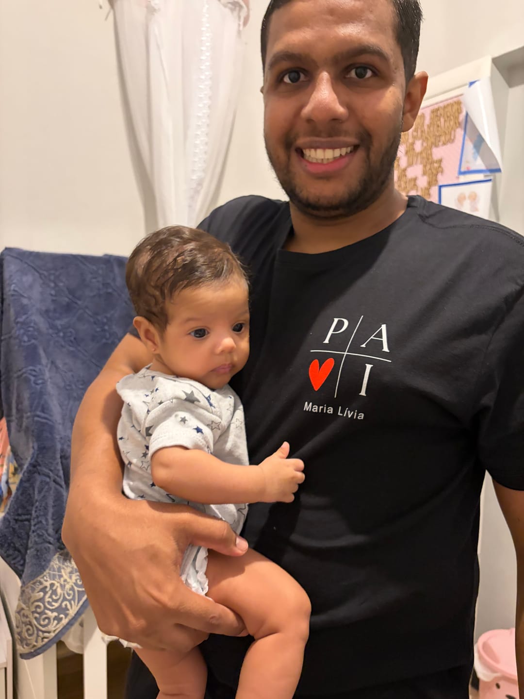 Customer photo review of Camiseta Personalizada AVÔ MINIMALISTA - Algodão 100%