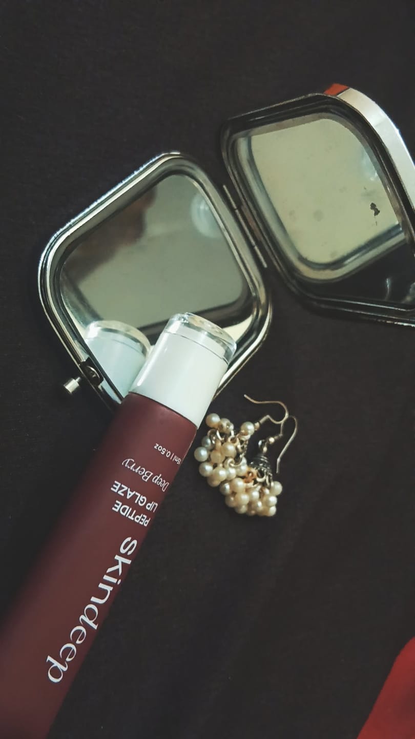 Customer photo review of Peptide Lip Glaze