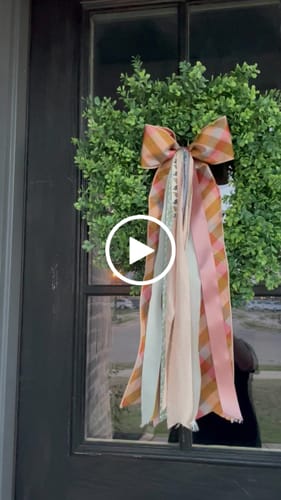 Customer video review of Luxe Collection-Easter Grace Wreath Ribbon