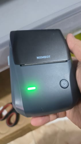 Customer photo review of NIIMBOT B1 Inkless Thermal Label Printer, Create Professional Business Labels with Ease