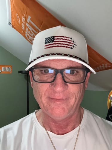 Customer photo review of USA Hat White