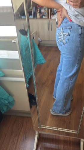 Customer photo review of Pants Animal Print Star