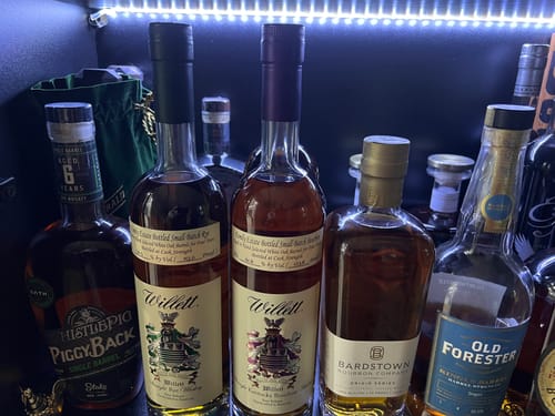 Customer photo review of Willett Family Estate Bottled 4 Year Kentucky Straight Bourbon Whiskey (Purple Top)