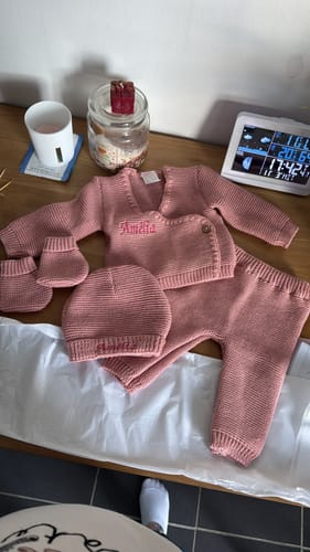 Customer photo review of Ensemble en maille