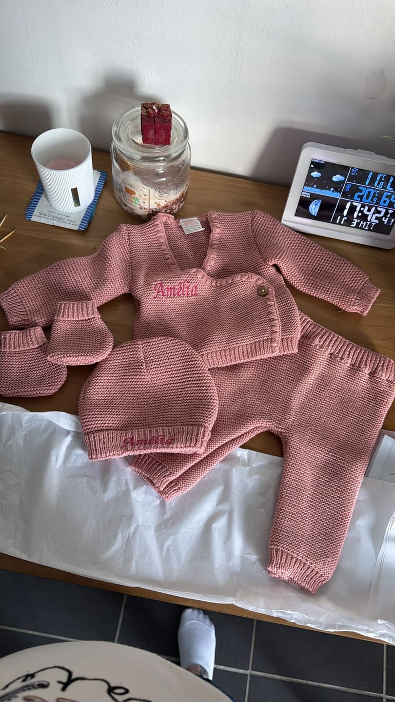 Customer photo review of Ensemble en maille